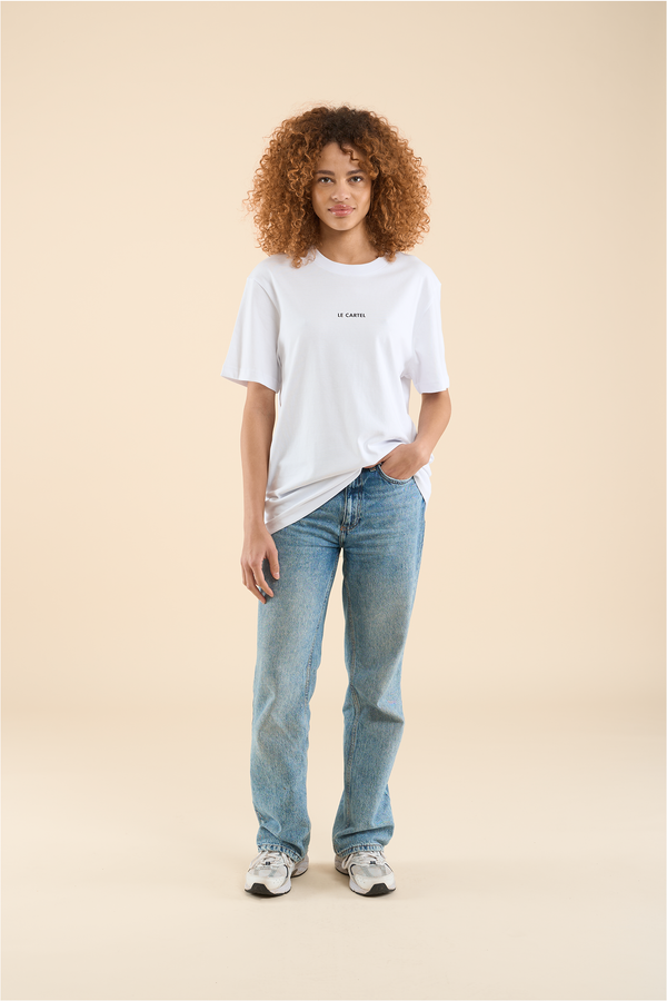 FORTUNE CROISSANT・T-shirt unisexe・Blanc
