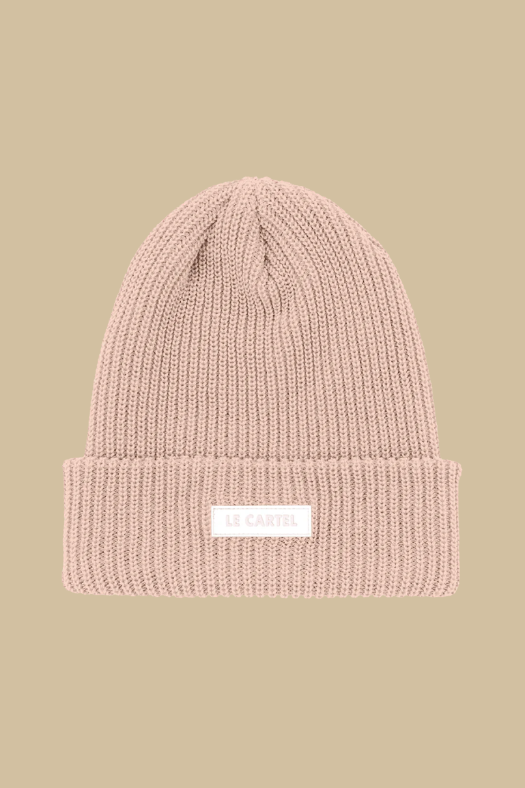 CHUNKY・Large knit beanie・Pink