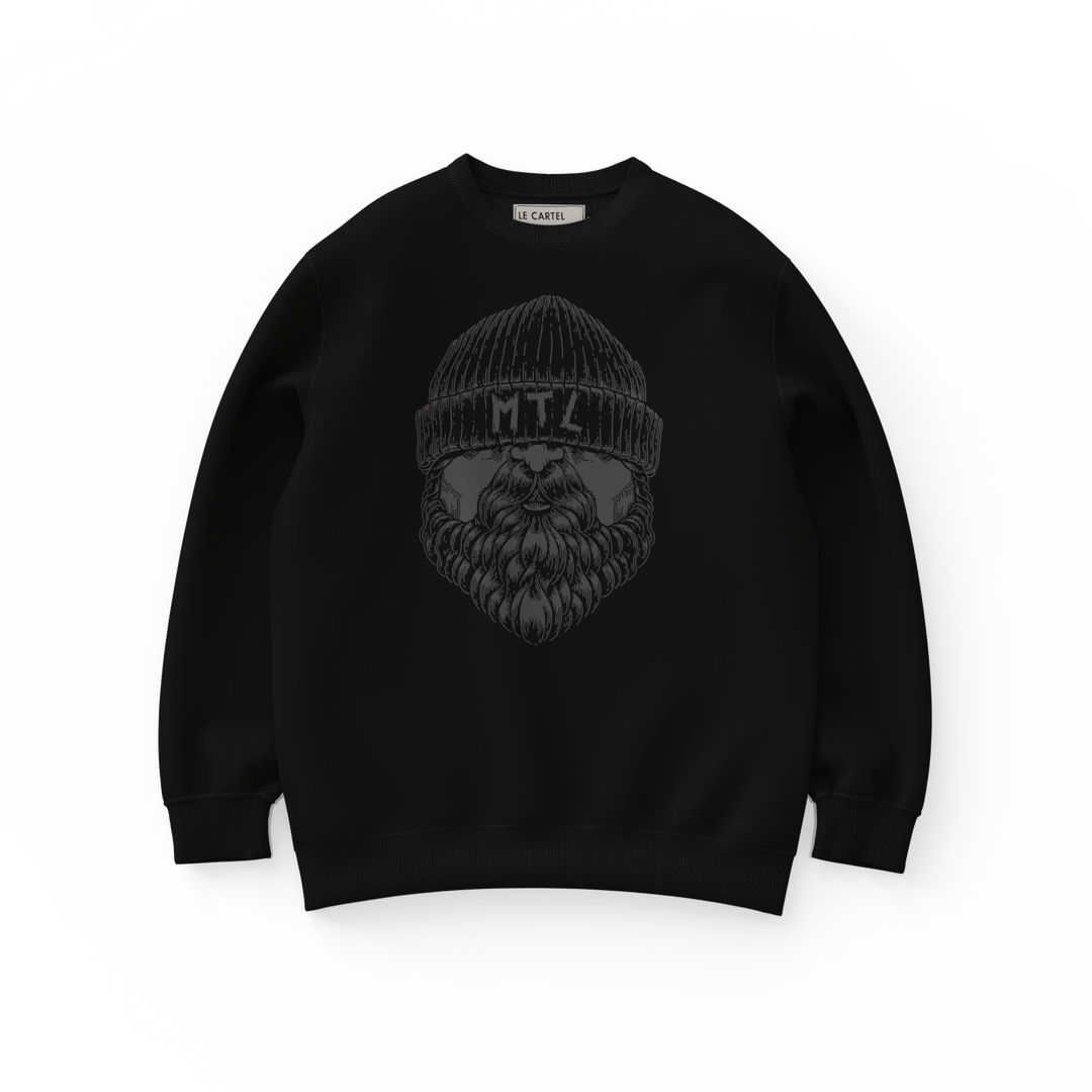 BARBU・Crewneck・Noir / Noir