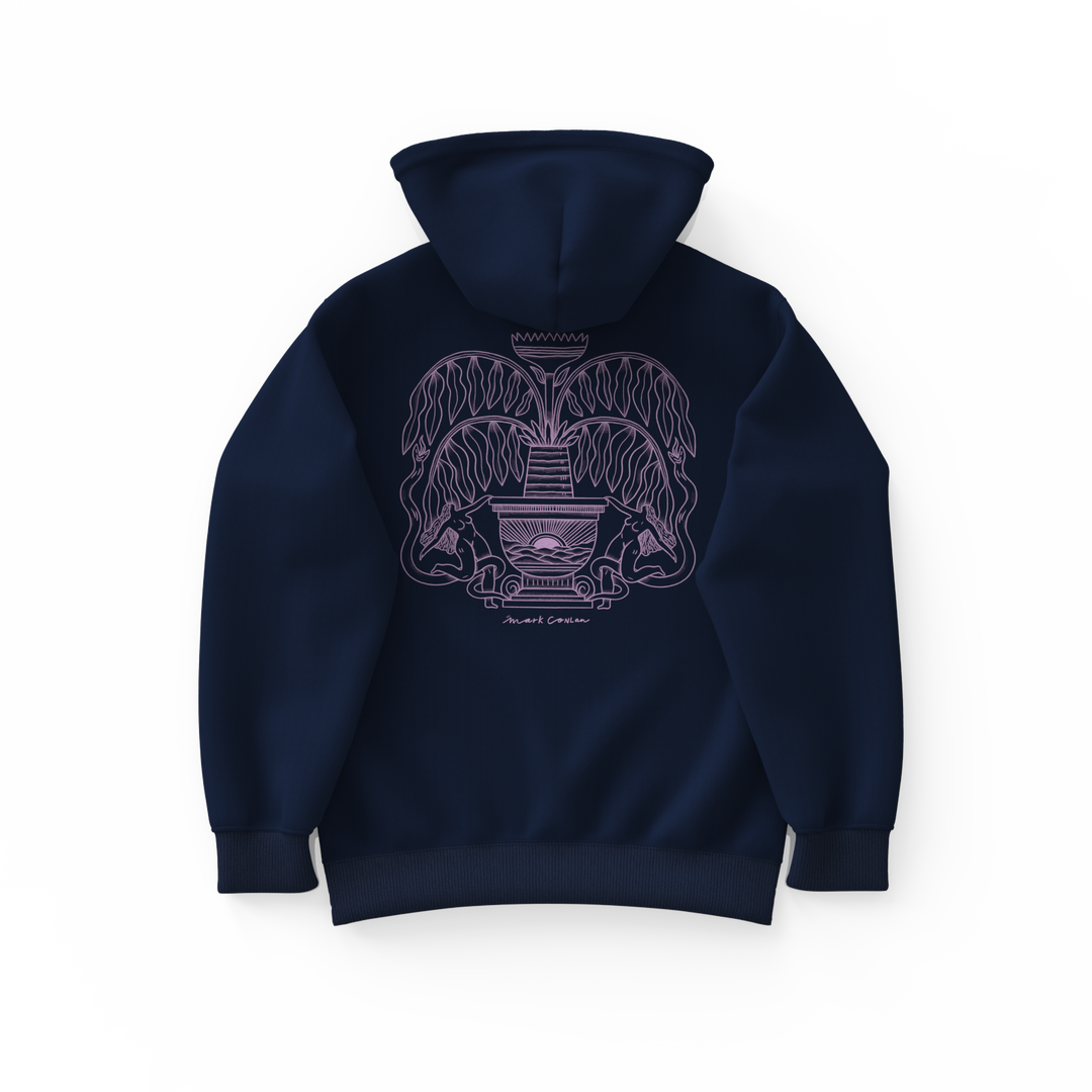 FOUNTAIN・Unisex hoodie・Navy