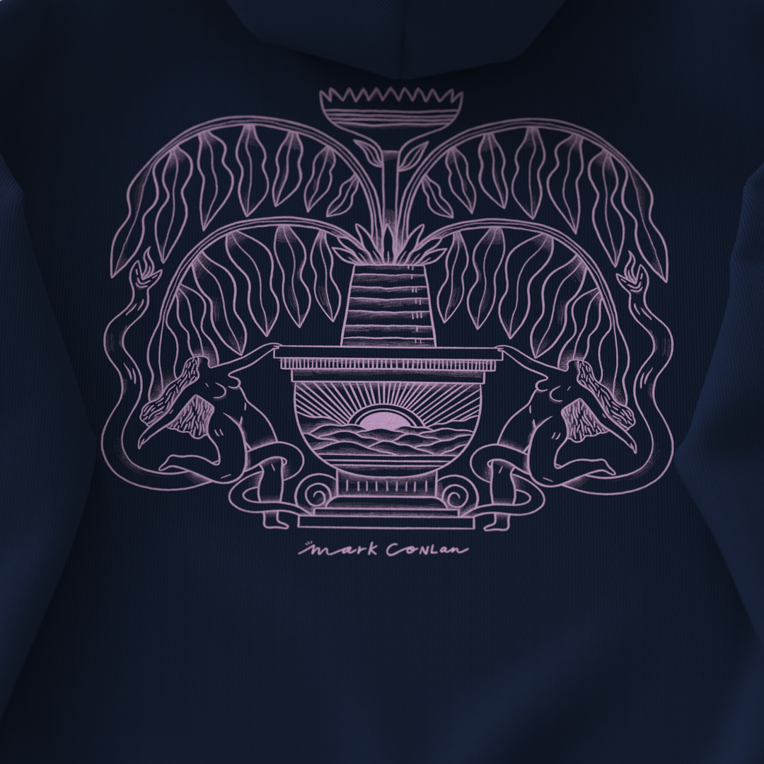 FOUNTAIN・Unisex hoodie・Navy