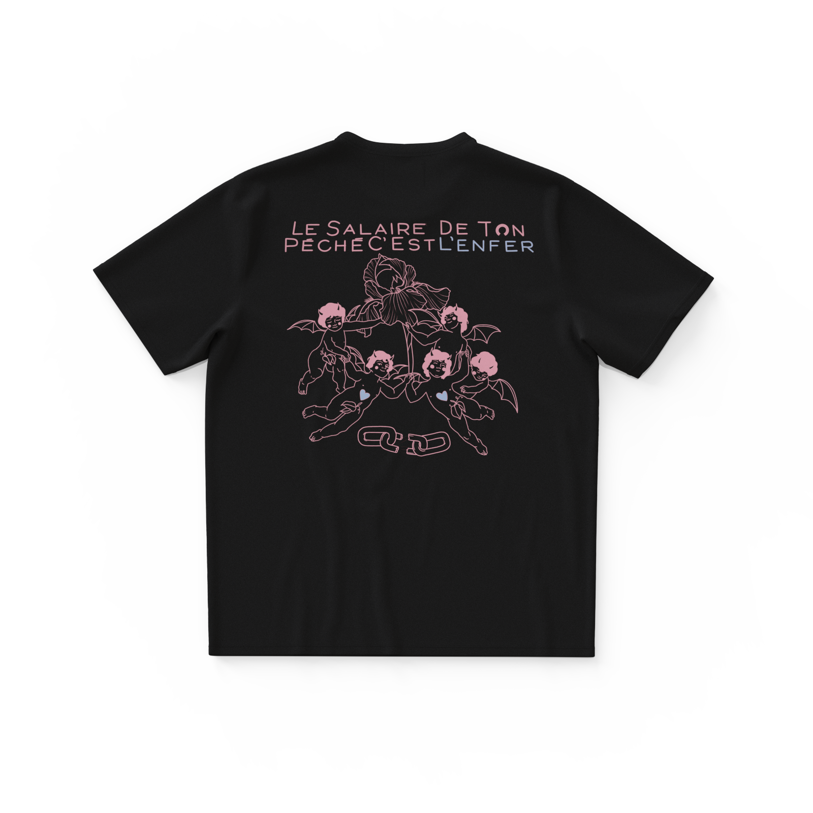 T-shirt Dye – Ciel – Taille Large – Homme – Neuf