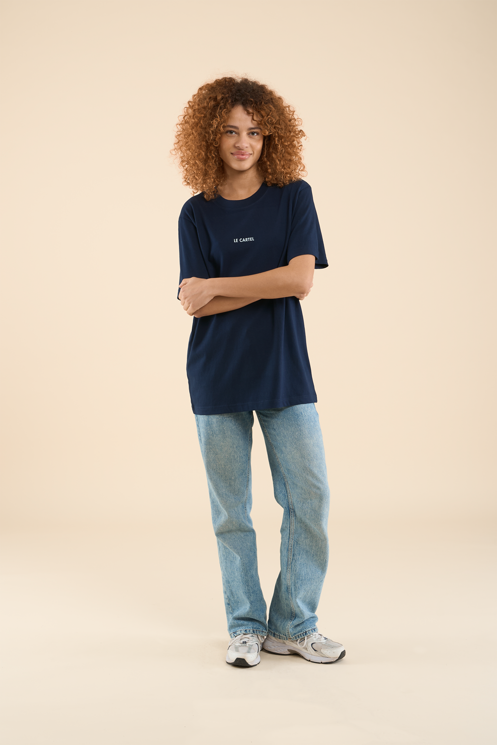 L'AMOUR・T-shirt unisexe・Bleu marine