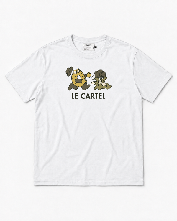 ATTRAPE-MOI SI TU PEUX・T-shirt unisexe・Blanc