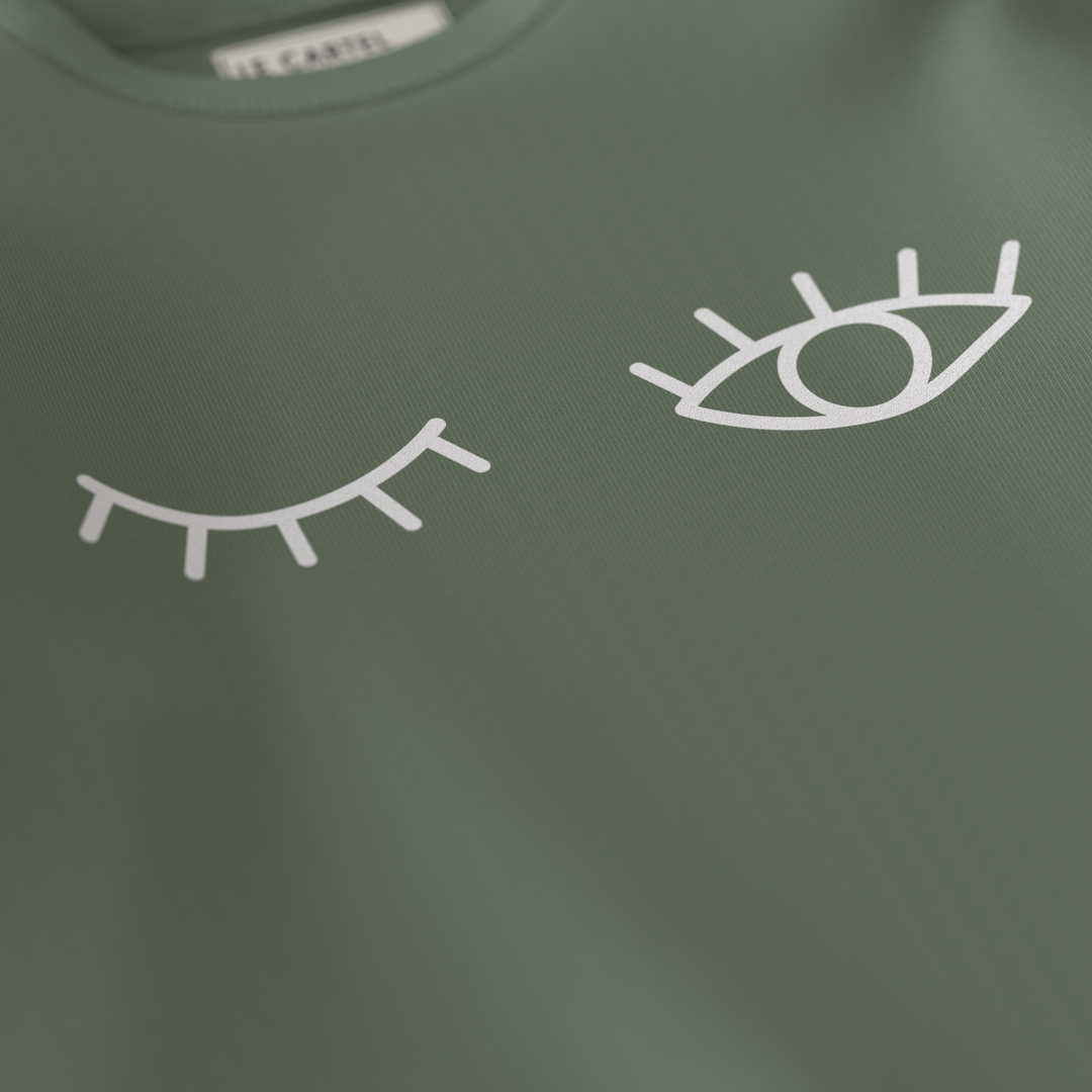CLIN D’ŒIL・Crewneck unisexe・Vert sauge