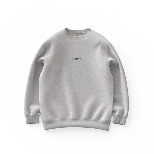PLANÈTE MTL・Crewneck unisexe・Gris chiné