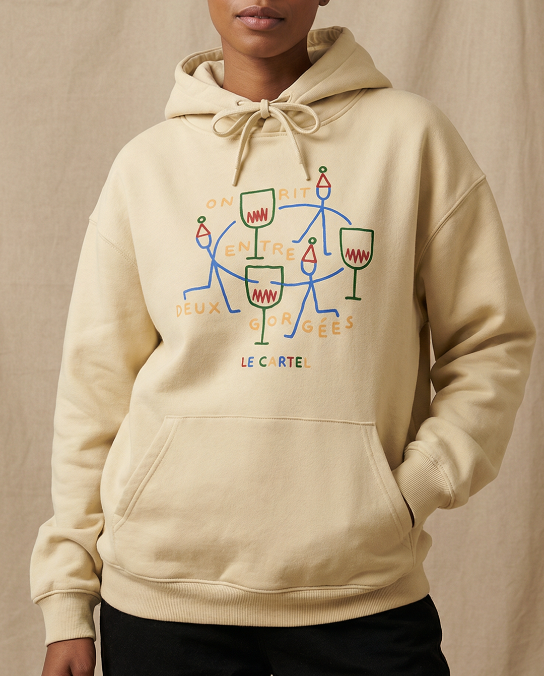 BETWEEN TWO GORGEES・Unisex Hoodie・Cream