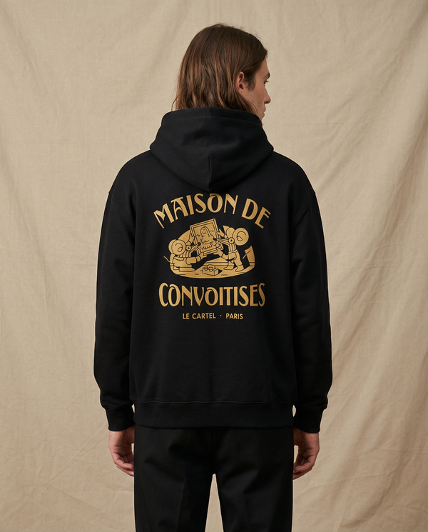 MAISON DE CONVOITISES・Hoodie unisexe・Noir