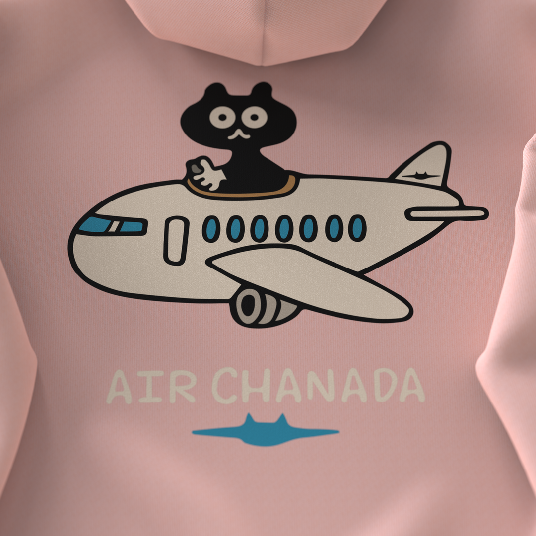 AIR CHANADA・Unisex hoodie・Pink