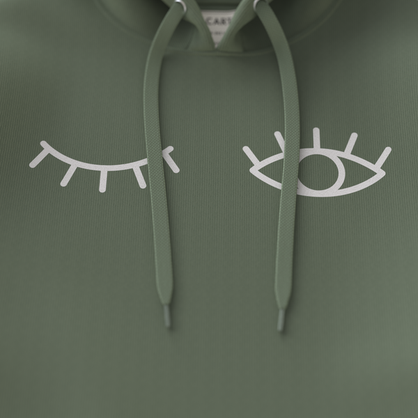 CLIN D’ŒIL・Hoodie unisexe・Vert sauge