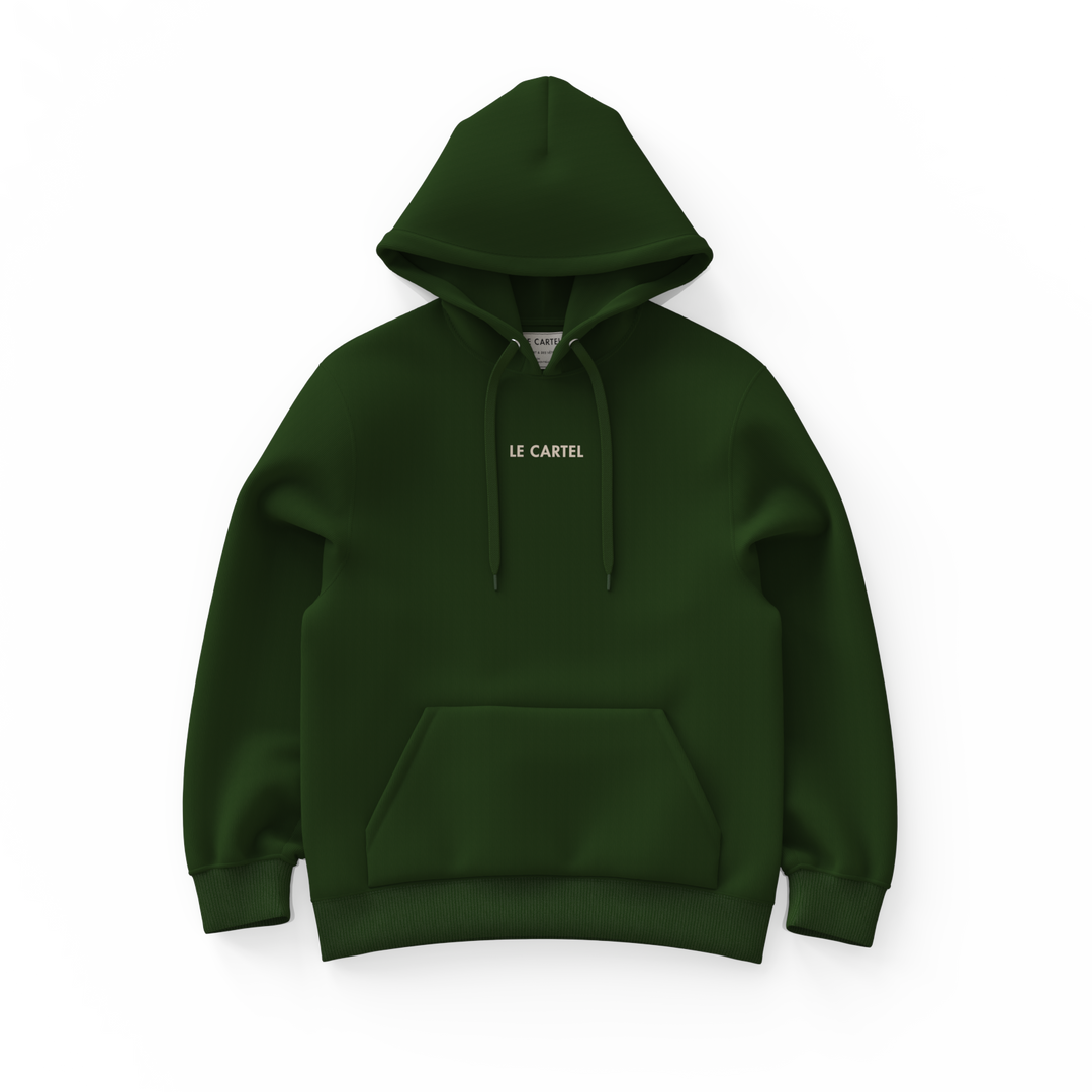 COLLÉ-SERRÉ・Unisex hoodie・Forest green