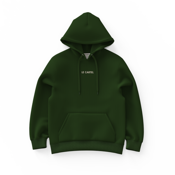 COLLÉ-SERRÉ・Unisex hoodie・Forest green