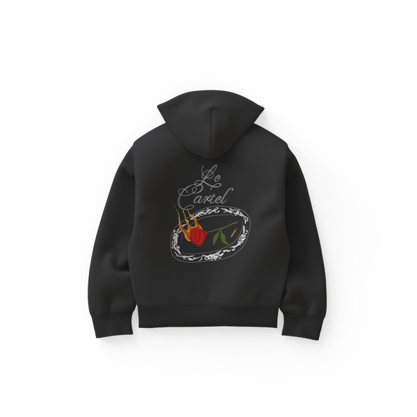 EPI-LOGUE・Hoodie ample unisexe・Noir