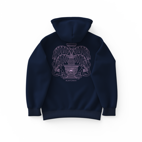 FOUNTAIN・Unisex hoodie・Navy