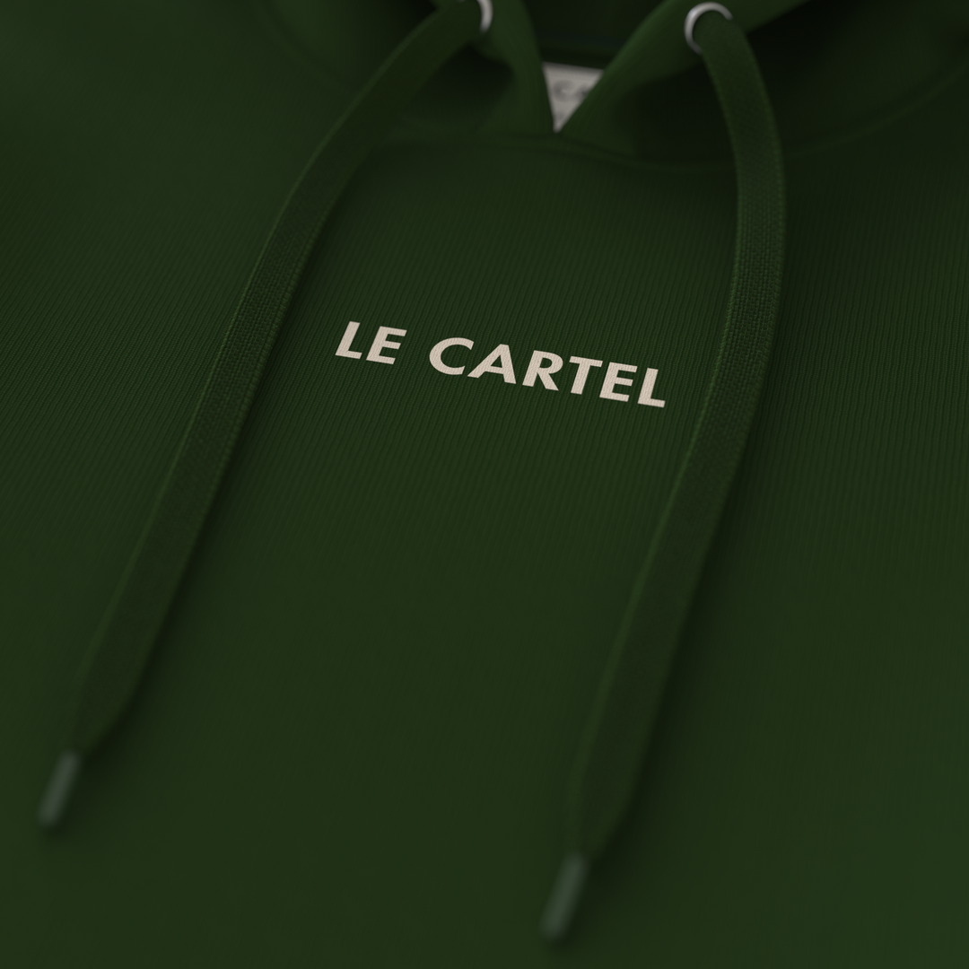 COLLÉ-SERRÉ・Unisex hoodie・Forest green