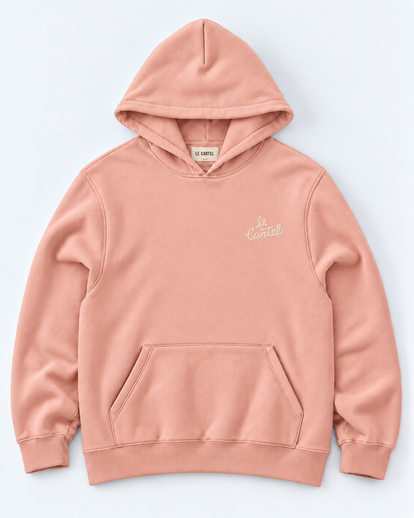 NEW OG・Unisex embroidered hoodie・Pink