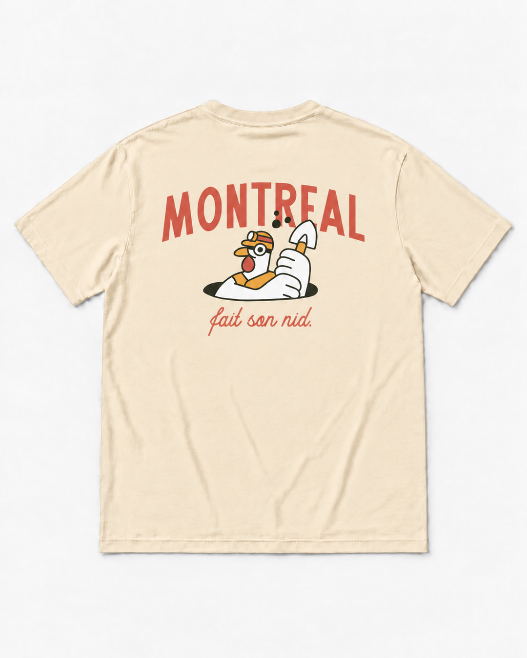 MONTRÉAL FAIT SON NID・T-shirt unisexe・Sable