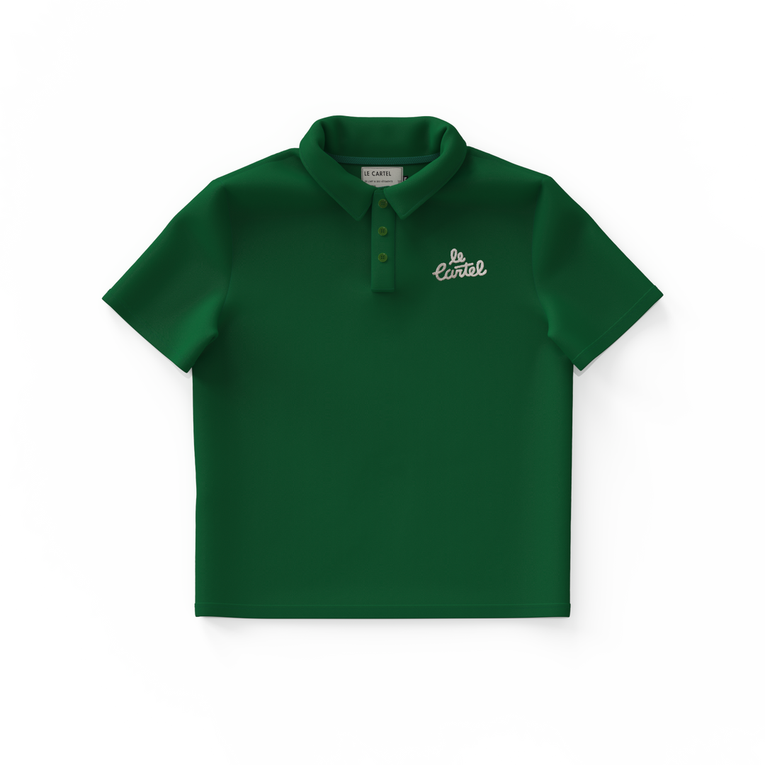 CHATCON・Unisex polo shirt・Green