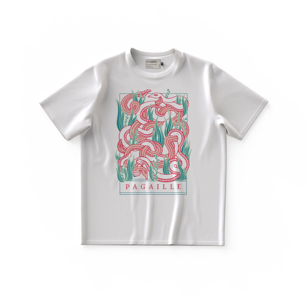 PAGAILLE・T-shirt unisexe・Blanc