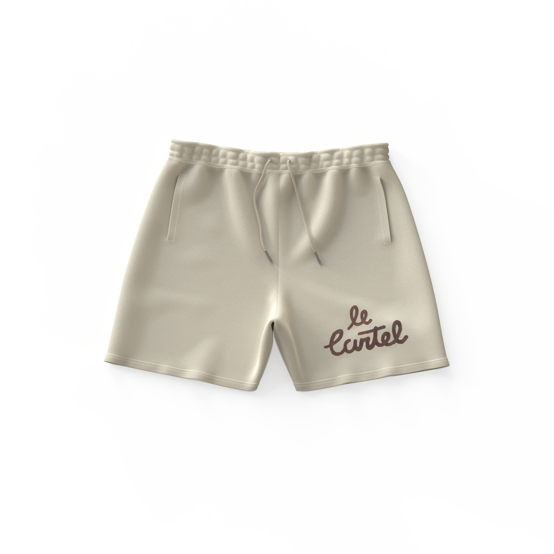CHATCON・Unisex pique shorts・Green