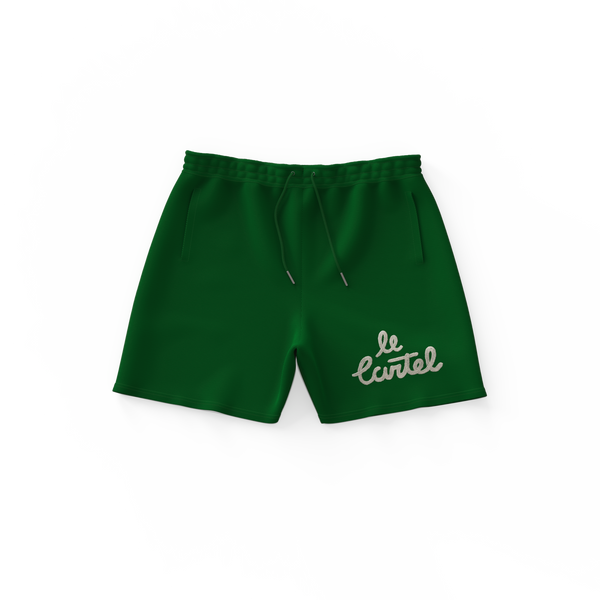 CHATCON・Unisex pique shorts・Green