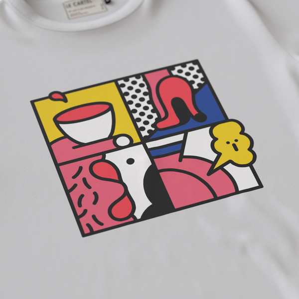 ÇA PUE・T-shirt unisexe・Blanc