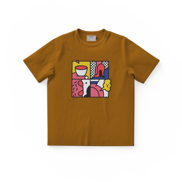 ÇA PUE・T-shirt unisexe・Orange