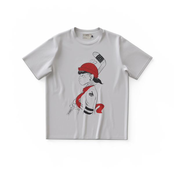HABS・T-shirt unisexe・Blanc