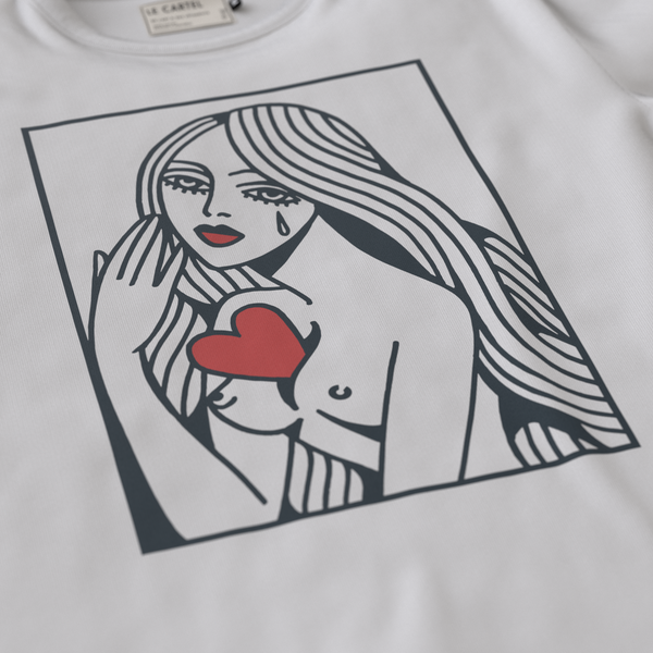 MONA・T-shirt unisexe・Blanc