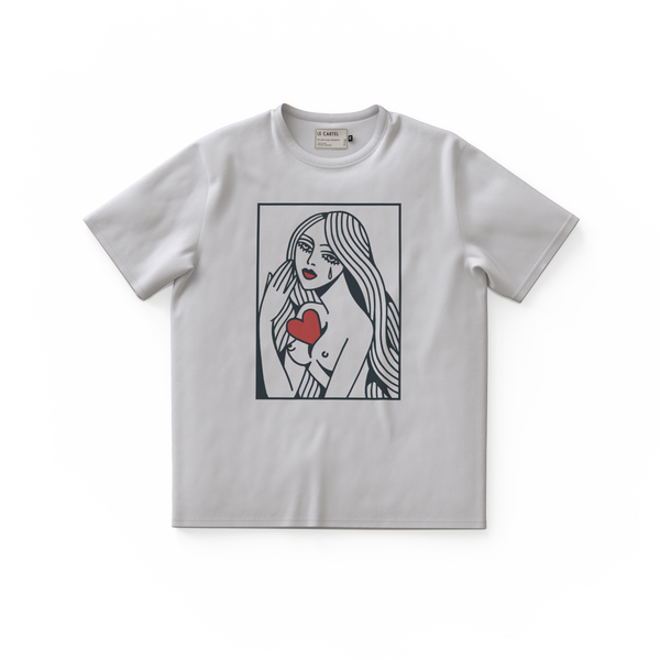 MONA・T-shirt unisexe・Blanc