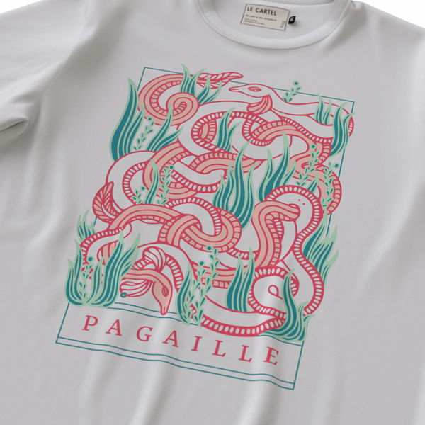 PAGAILLE・T-shirt unisexe・Blanc