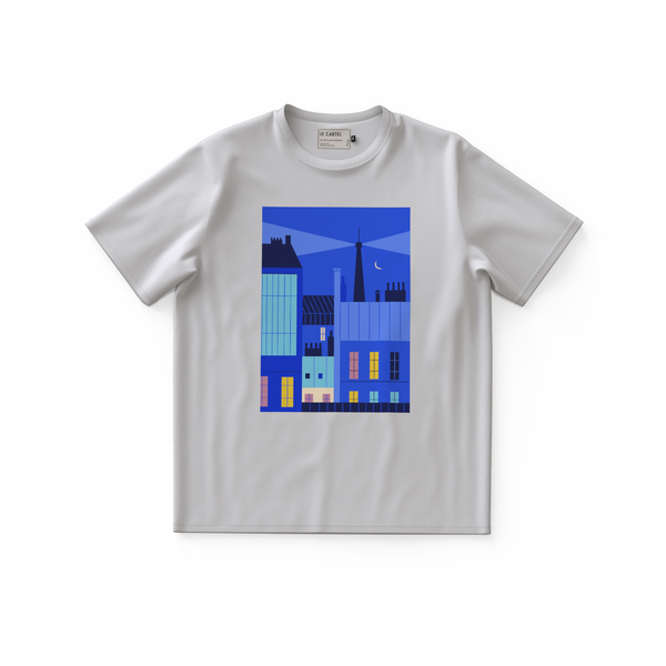 VUE SUR TOUR・T-shirt unisexe・Blanc