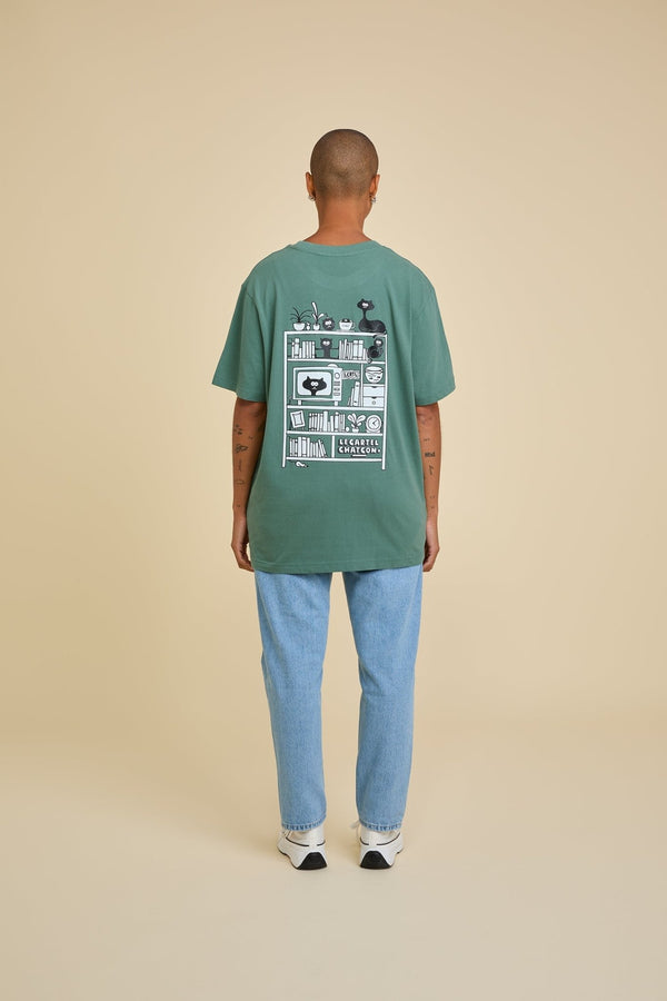 CHAT DE SALON・T - shirt unisexe・Vert d'eau - Le Cartel