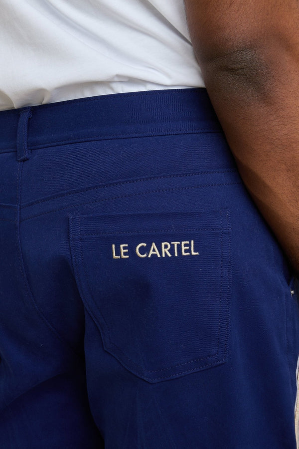 CHATCON・Pantalon cargo unisexe・Bleu - Le Cartel