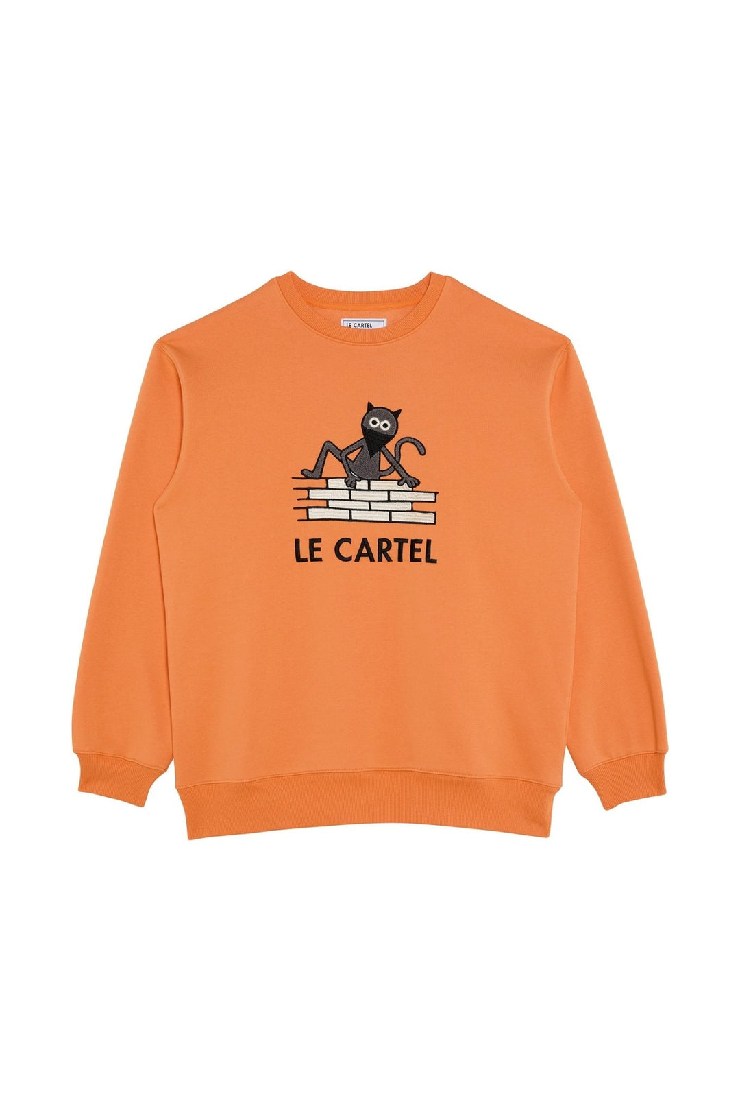 CHATCRIPANT・Crewneck unisexe・Orange - Le Cartel