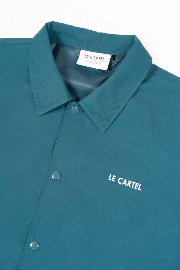 FUTURA・Coach Jacket imperméable・Vert Canard - Le Cartel