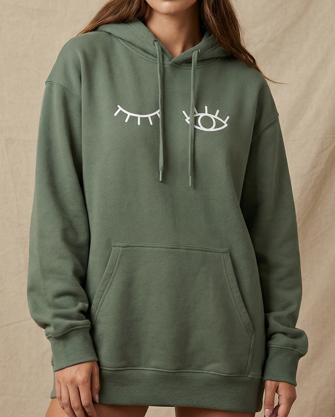CLIN D'ŒIL・Hoodie unisex・Sage green