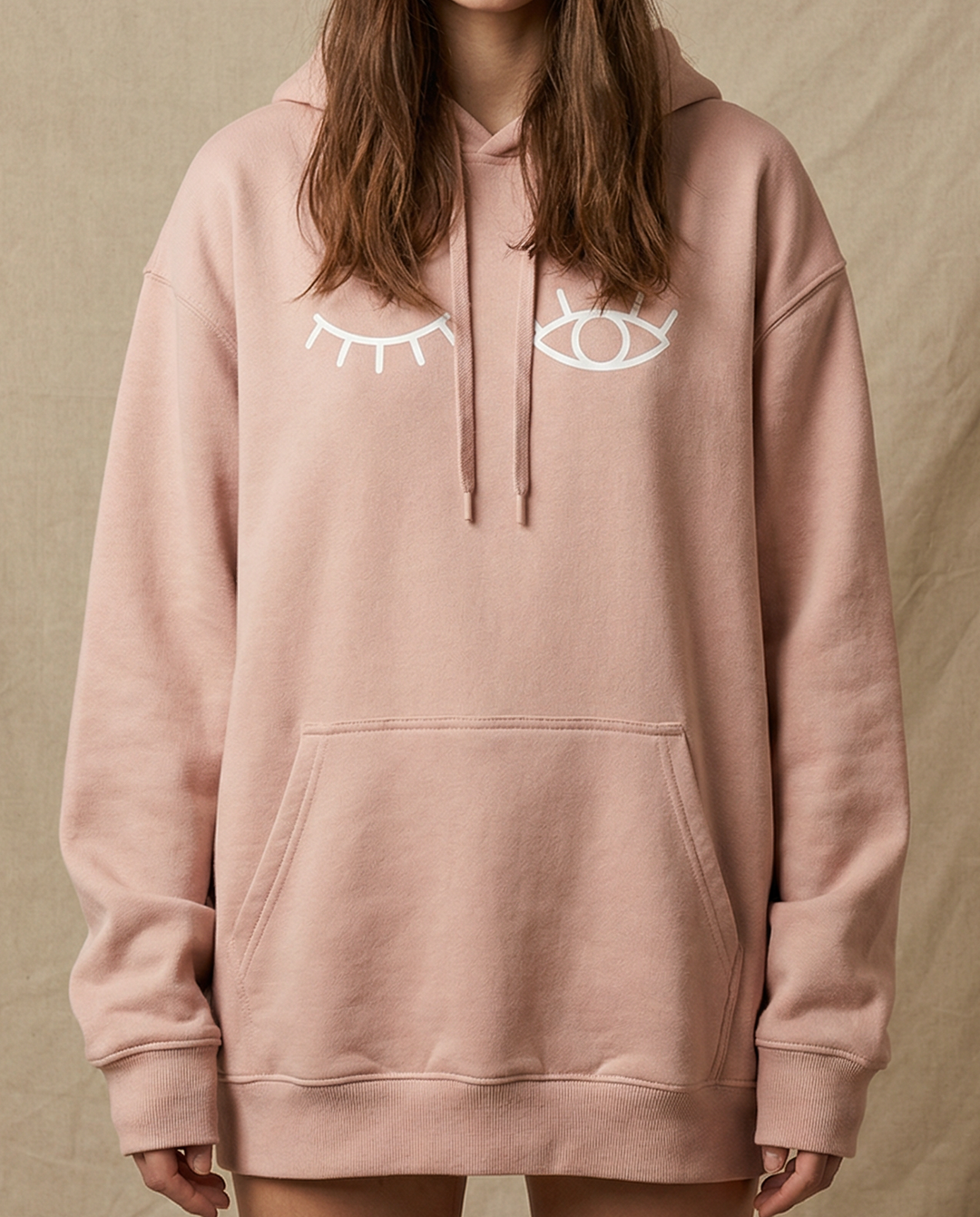 CLIN D'ŒIL・Hoodie unisex・Dust pink