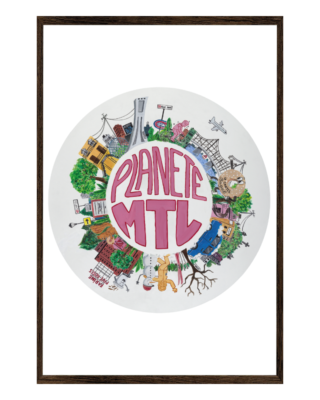 PLANETE MTL・Impression digitale papier