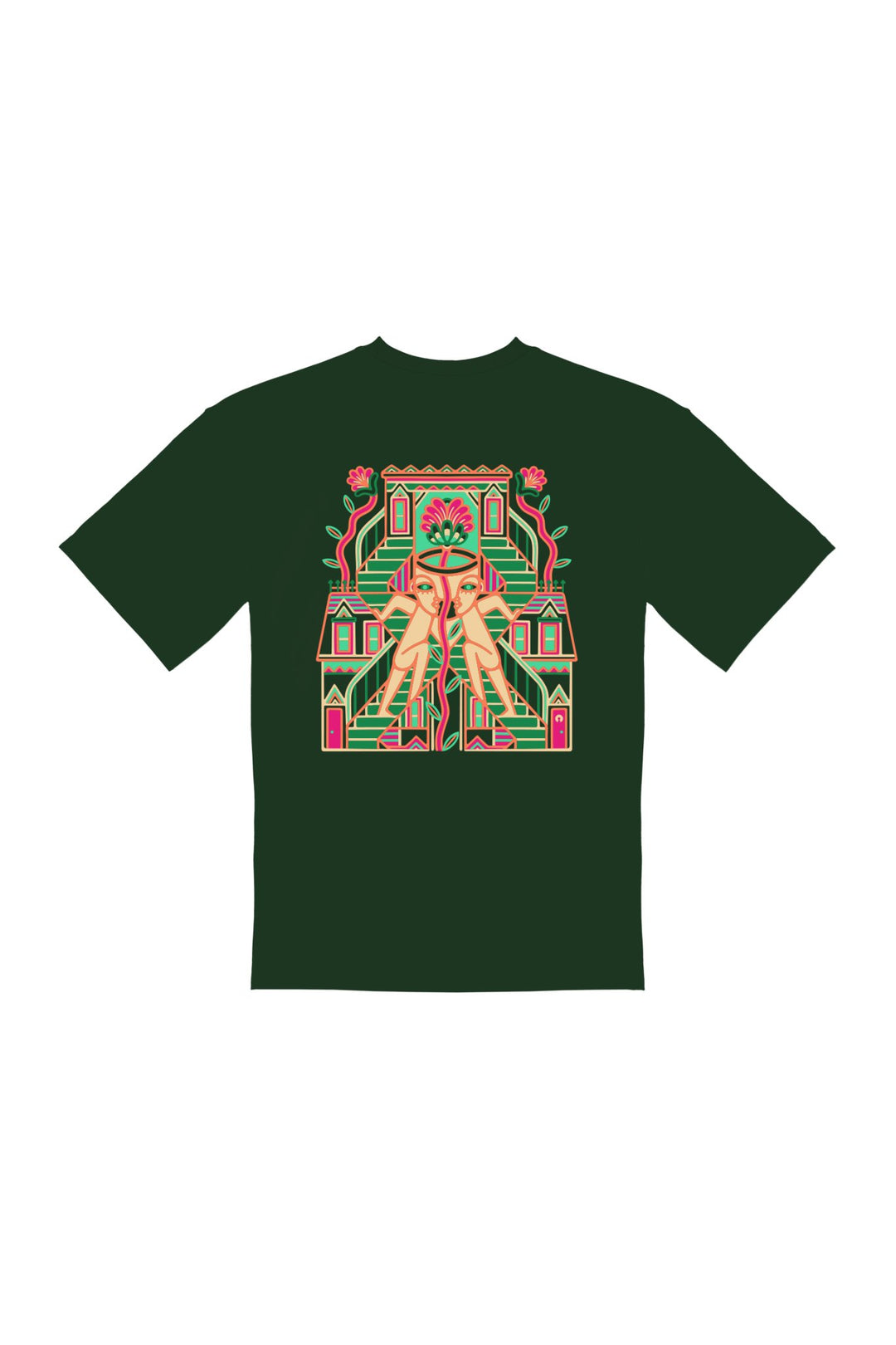 TANDEM・T - shirt unisexe・Vert - Le Cartel