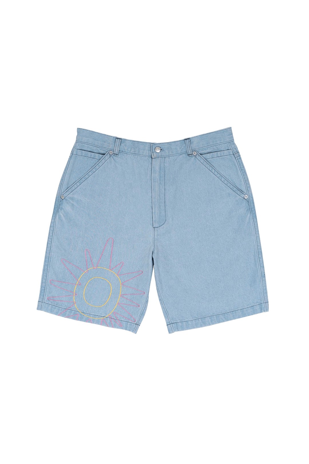 YÉYÉ・Short brodé・Denim - Le Cartel