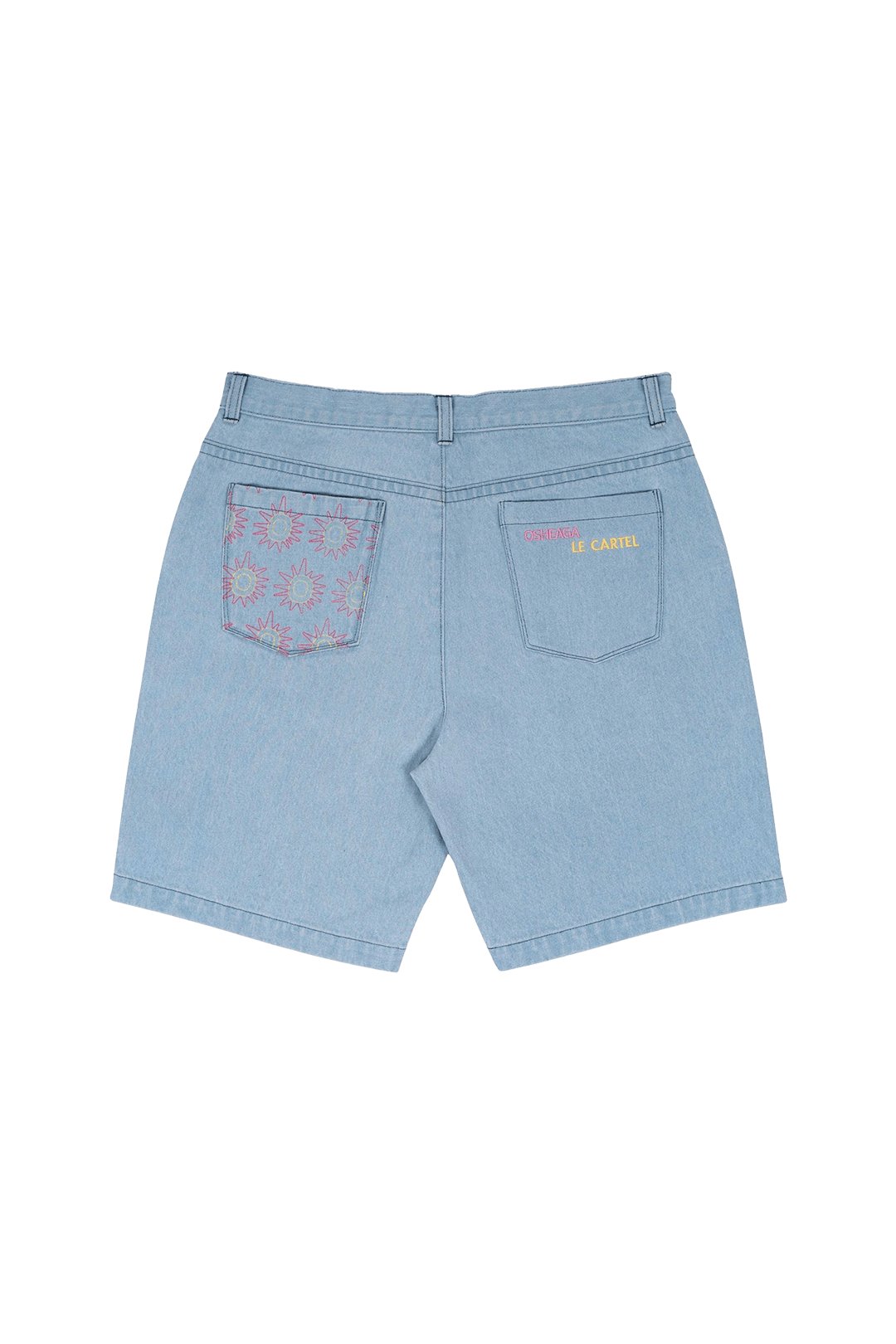 YÉYÉ・Short brodé・Denim - Le Cartel