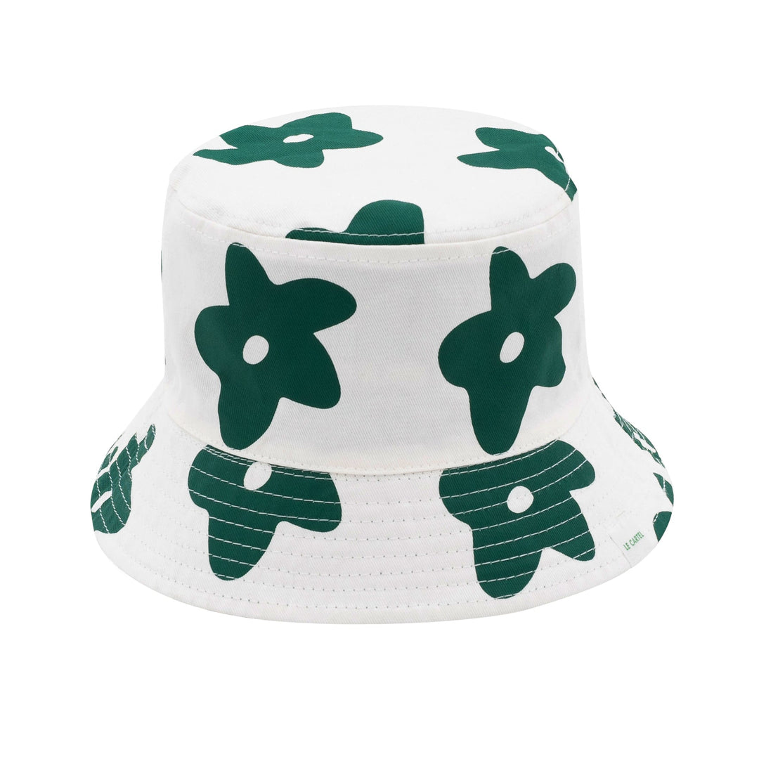 BOUTON D'OR・Bucket hat réversible・Vert - Le Cartel