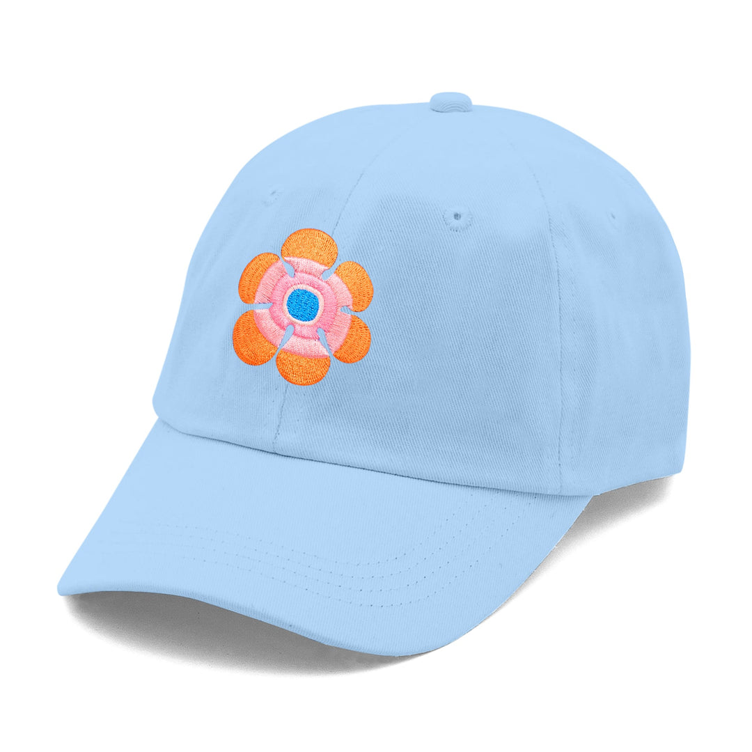 FLOWER POWER・Dad Hat・Bleu poudre - Le Cartel
