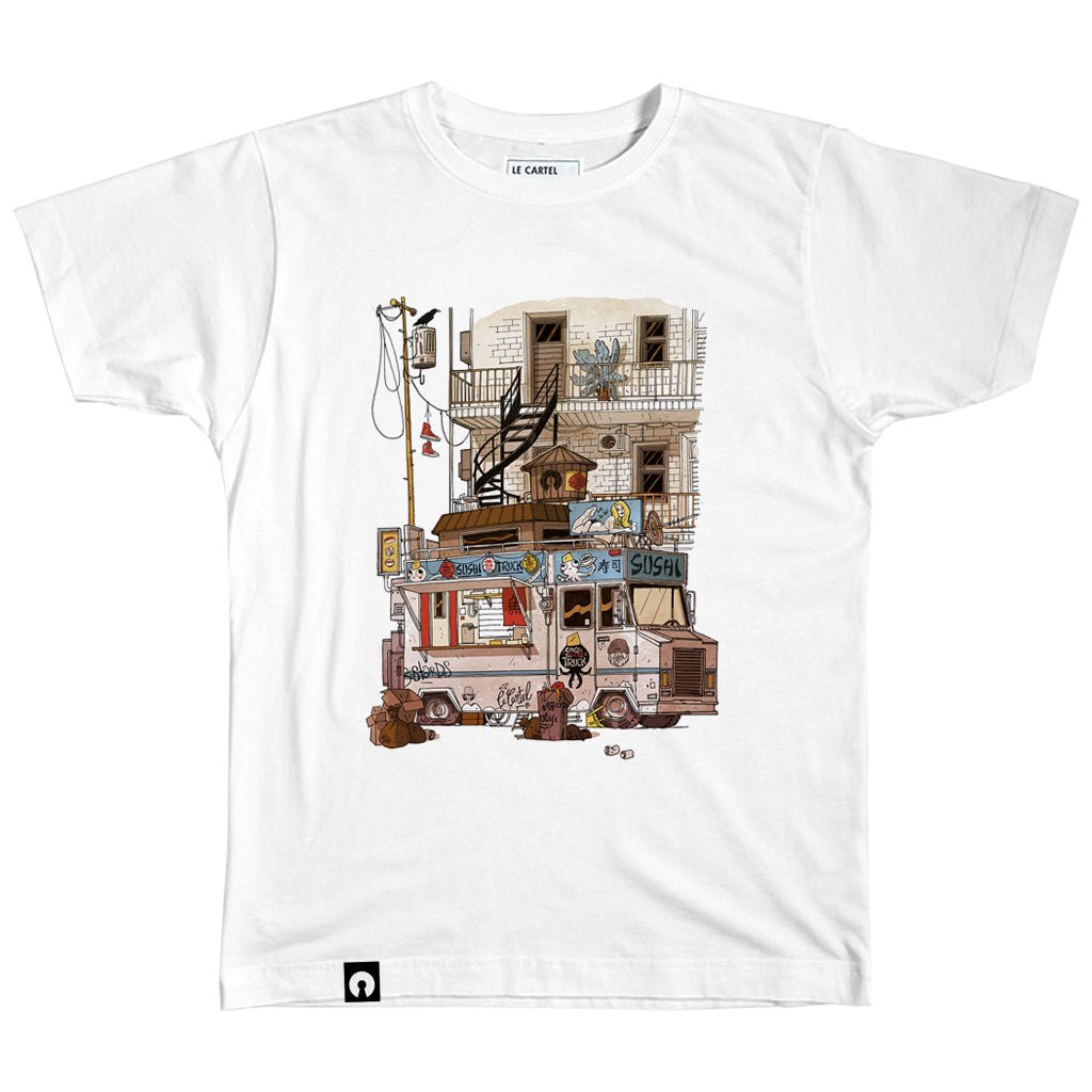 FOODTRUCK・T-shirt unisexe・Blanc - Le Cartel