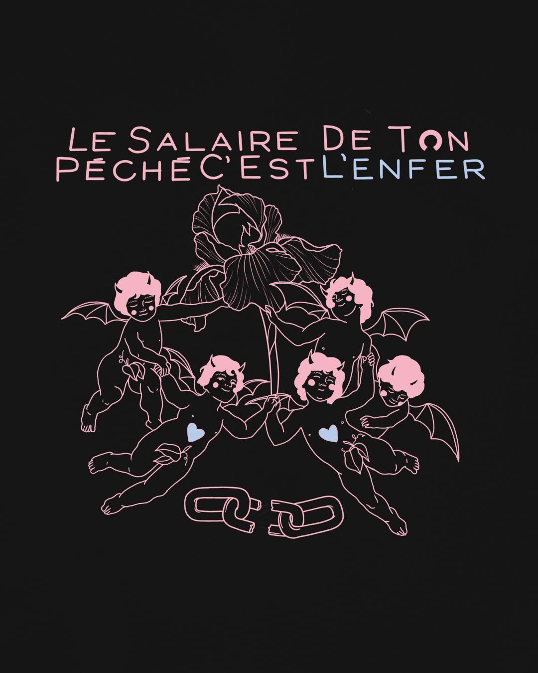 LE SALAIRE DE TON PÉCHÉ・T-shirt unisexe・Noir - Le Cartel
