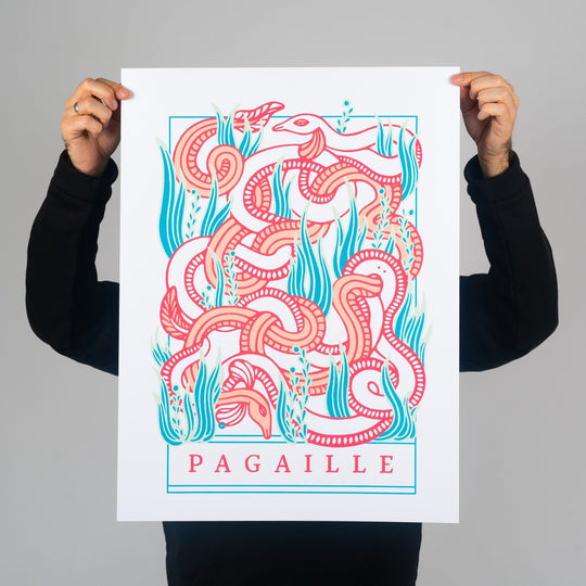 PAGAILLE・Sérigraphie papier - Le Cartel