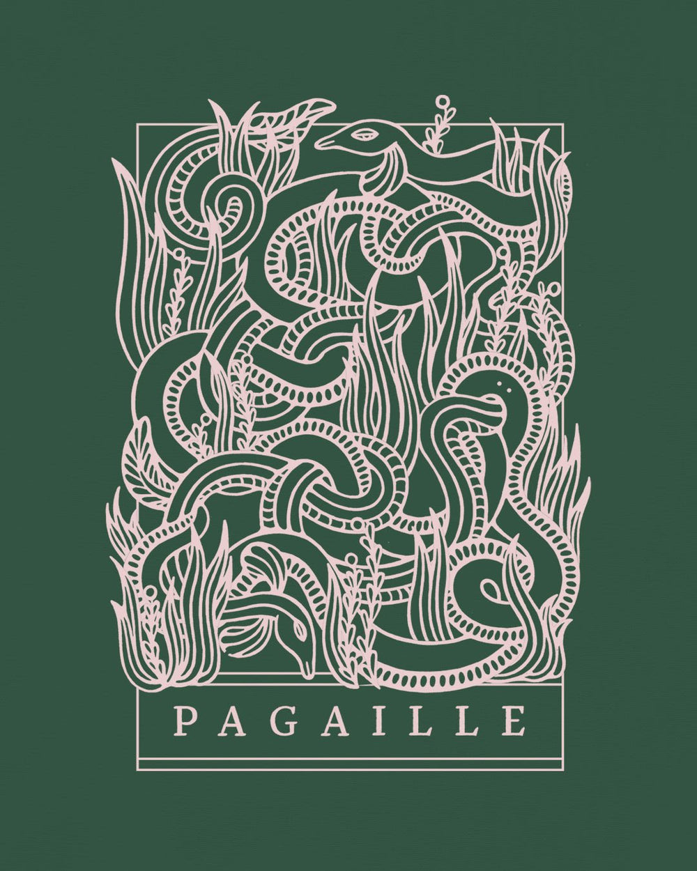 PAGAILLE・T-shirt unisexe・Vert - Le Cartel