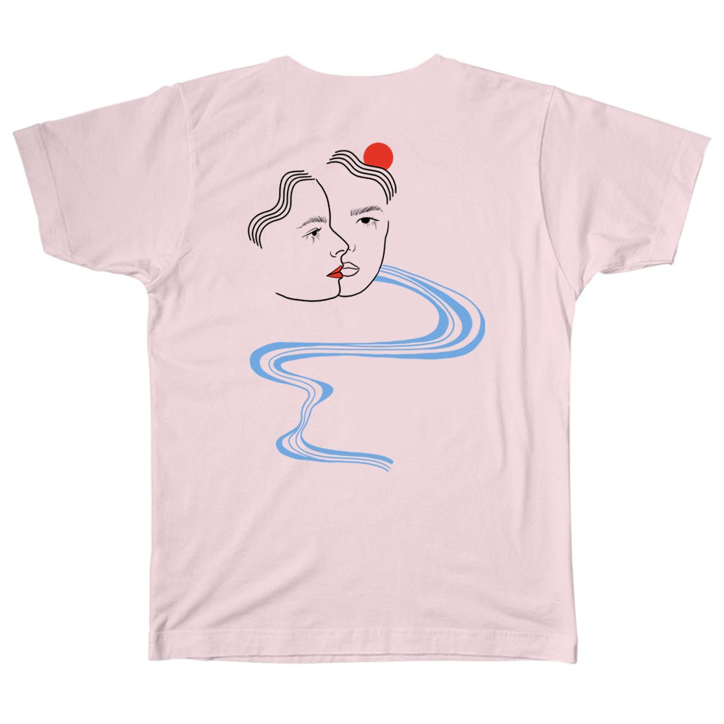 RIVER・T-shirt unisexe・Rose - Le Cartel